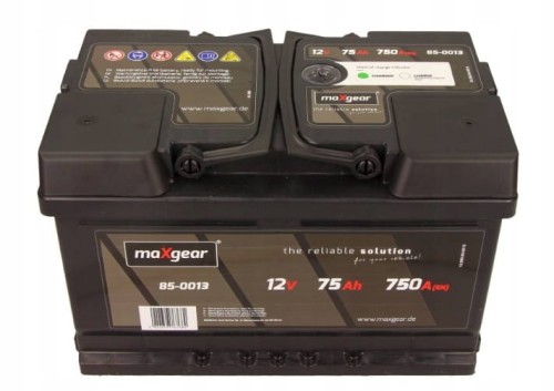 Akumulator samochodowy Bosch MaxGear 75Ah 750A WYSOKI ROZRUCH