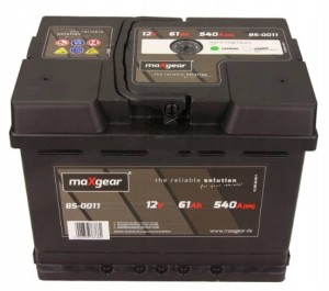 Akumulator rozruchowy MaxGear 61Ah 540A WYSOKI ROZRUCH