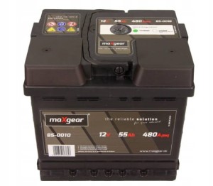 Akumulator rozruchowy MaxGear 55Ah 480A WYSOKI ROZRUCH