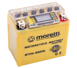 Akumulator Moretti AGM (I-Gel) MTX5L-BS ze wskaźnikiem