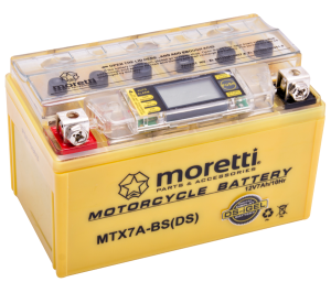 Akumulator Moretti AGM (I-Gel) MTX7A-BS ze wskaźnikiem